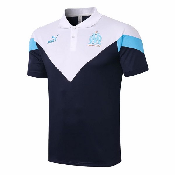 Polo Marseille 2020-21 Weiß Blau